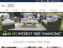 Tablet Screenshot of carlspatio.com